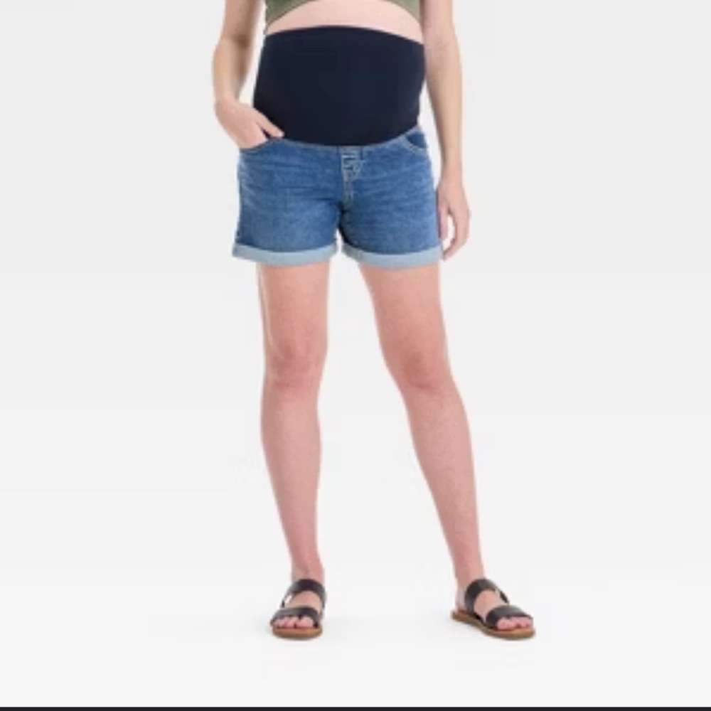 Ingrid & Isabel Blue Jean Shorts